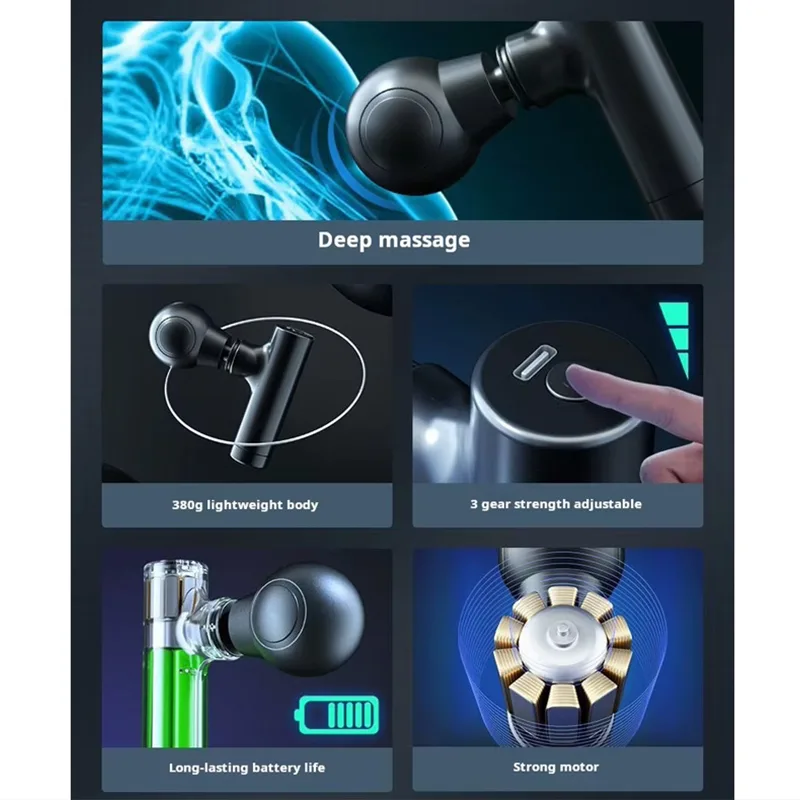 ماساژور تفنگی مینی مدل Fascial Gun