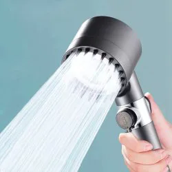 سردوش حمام 4 حالته سیلیکونی افزایش فشار آب