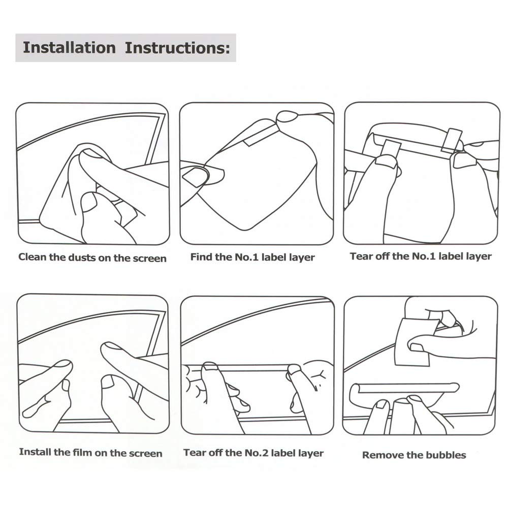 برچسب نانو آب گریز آینه بغل خودرو مدل Anti Fog بسته 2 عددی
