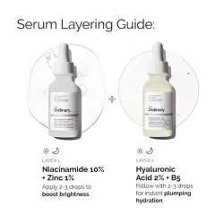 سرم ضد جوش Niacinamide 10% + Zinc 1% اوردینری حجم 60 میلی لیتر