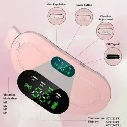 ماساژور قاعدگی حرارتی و ویبراتور تسکین درد مدل BECARE