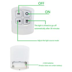 لامپ COB همراه ریموت دار بسته 3 عددی