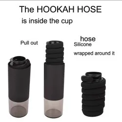 قلیان قابل حمل خودرو و مسافرت مدل Hookan