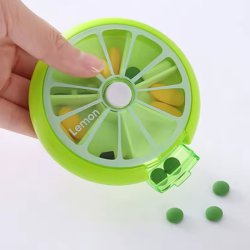 جا قرصی مسافرتی 7 خانه طرح میوه