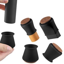 صداگیر و پایه سیلیکونی مبل و صندلی نمد دار بسته 8 عددی