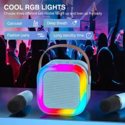 اسپیکر بلوتوثی میکروفون دار قابل حمل مدل RGB-Party